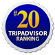 Tripadvisor Ranking 20