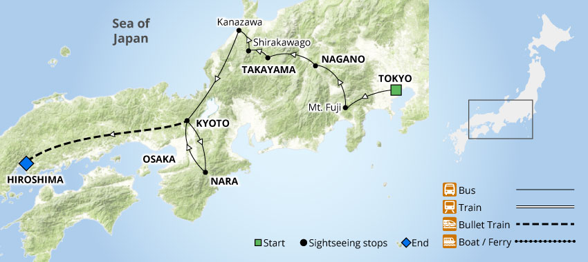 Takayama Festival | Hiroshima Tour Map