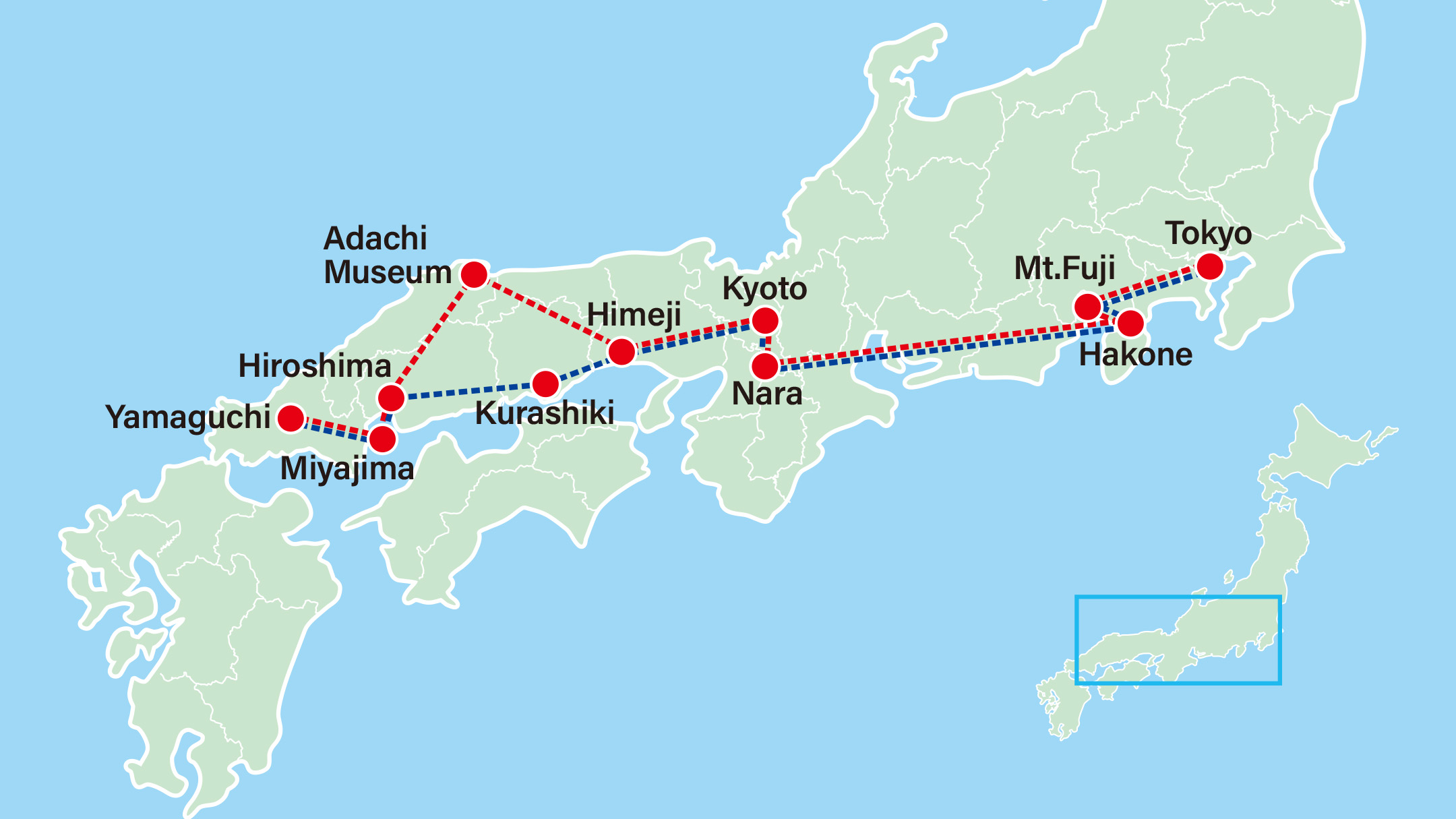 Essence of Spring | Nikkei Tour Map