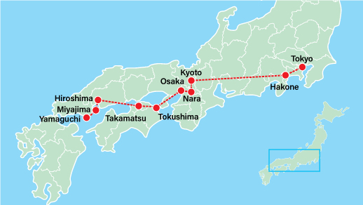 Essence of Spring | Nikkei Tour Map