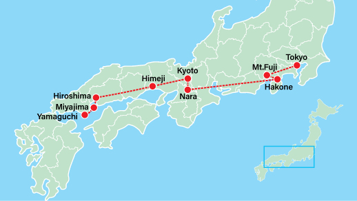 Essence of Spring | Hiroshima Tour Map